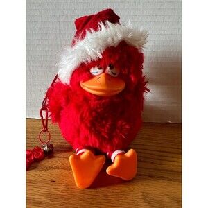 Russ Berrie Vintage Lester the Looney Bird Christmas Tree Ornament Holiday Decor